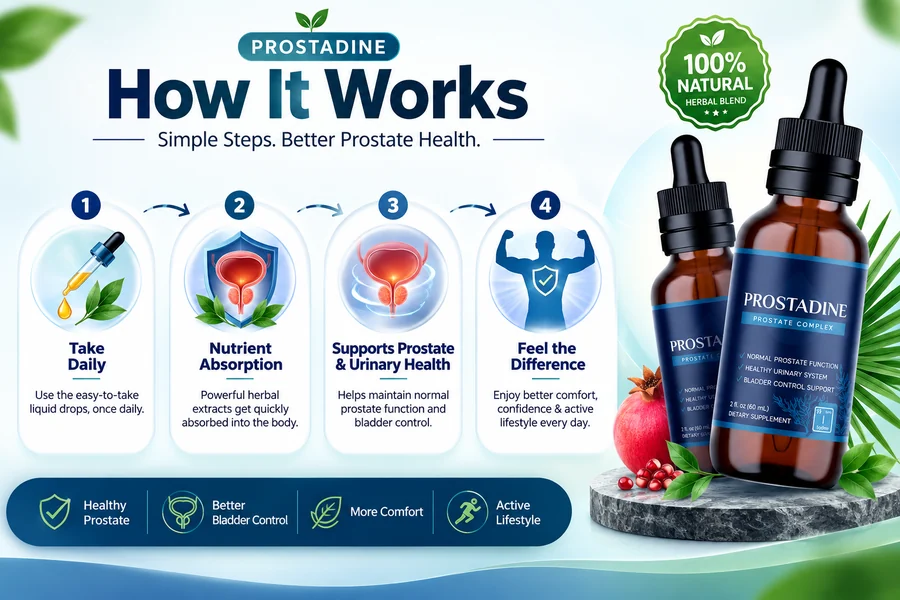 Prostadine liquid drops — simple daily steps for better prostate health